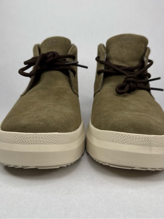 UGG Burleigh Chukka Antelope Suede Sheepskin Men 13 LaceUp Boots Olive 1151773 main image 9